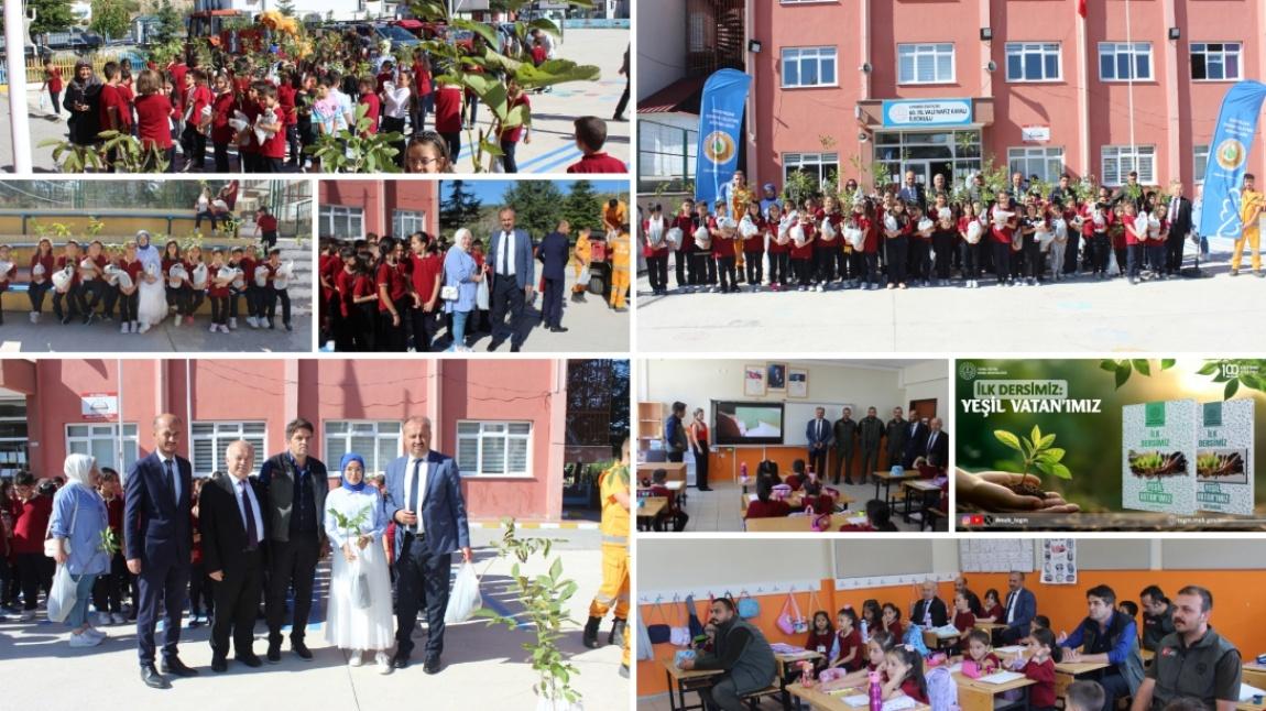 Ceviz Fidanları Öğrencilerle Buluştu: Yeşil Vatan İçin Umut Tohumları!